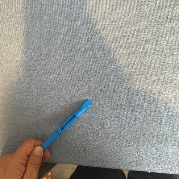 Orvis Classic Collection Top Small Oversized Light Blue Short Sleeve Stretchy - Picture 5 of 12